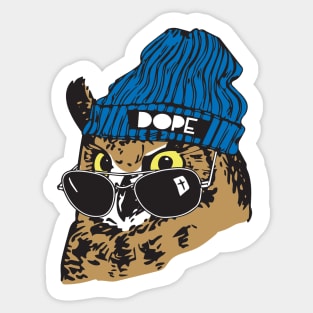 Dope Owl Sticker